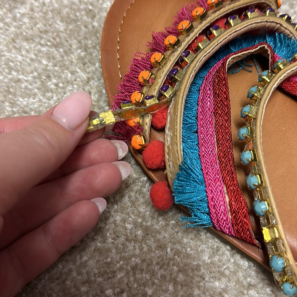 Multicolored sandals - Picture 8 of 8